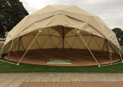 corporate event dome at Newmarket